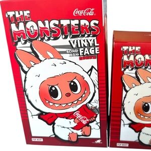 POP MART x Coca-Cola The Monsters Labubu Vinyl Face Mystery Blind Box